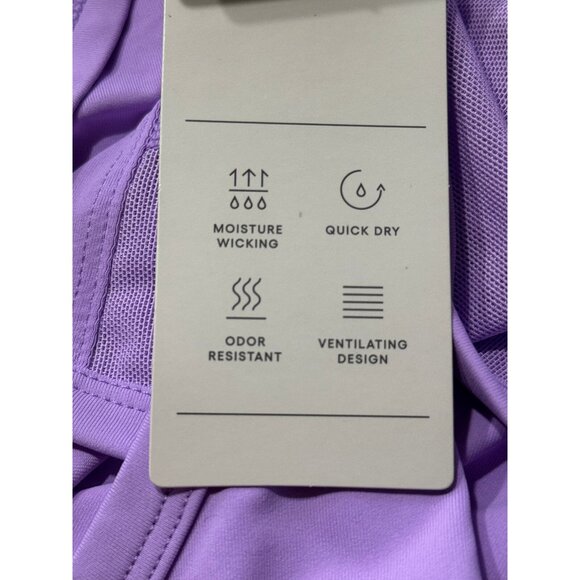 XS - Womens Sprint Free Racerback Tank Top - All In Motion - Purple - Picture 5 of 10